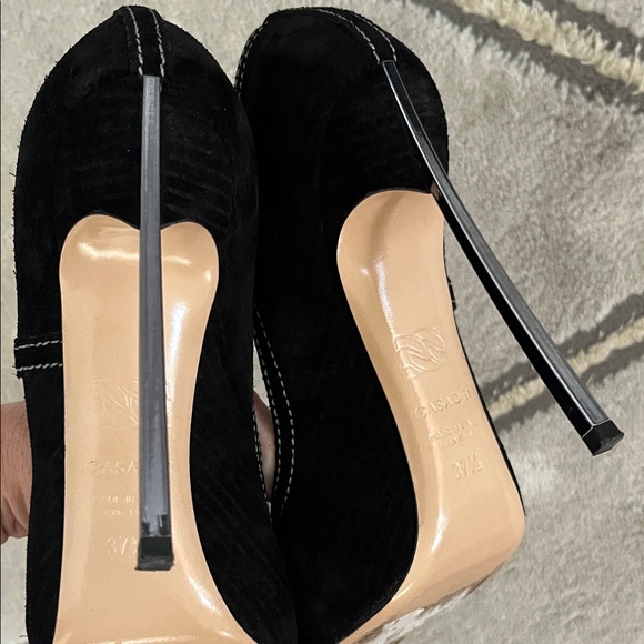 Casadei Black suede Heels - Picture 5 of 10